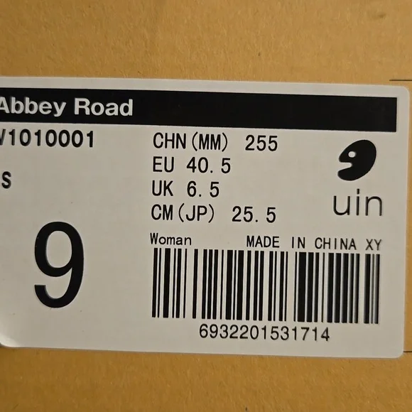 UIN "Abbey Road" Canvas Shoes, Size 9, NWT. - Picture 7 of 7